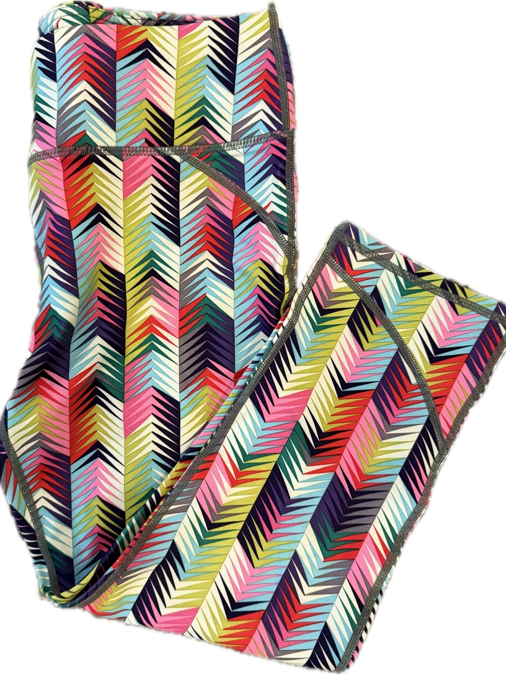 Fabletics Multicolor Chevron-Print Leggings - Picture 4 of 4